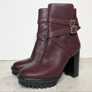 Vince Camuto Elisen Lug Sole Leather Bootie 8M